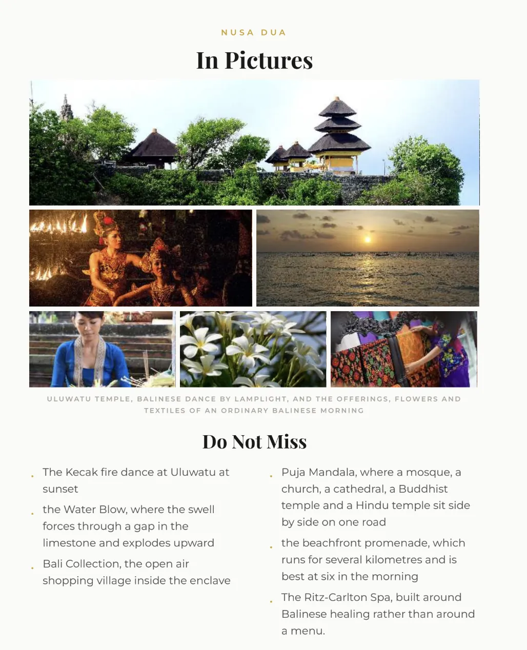 Client dossier: The destination, in pictures
